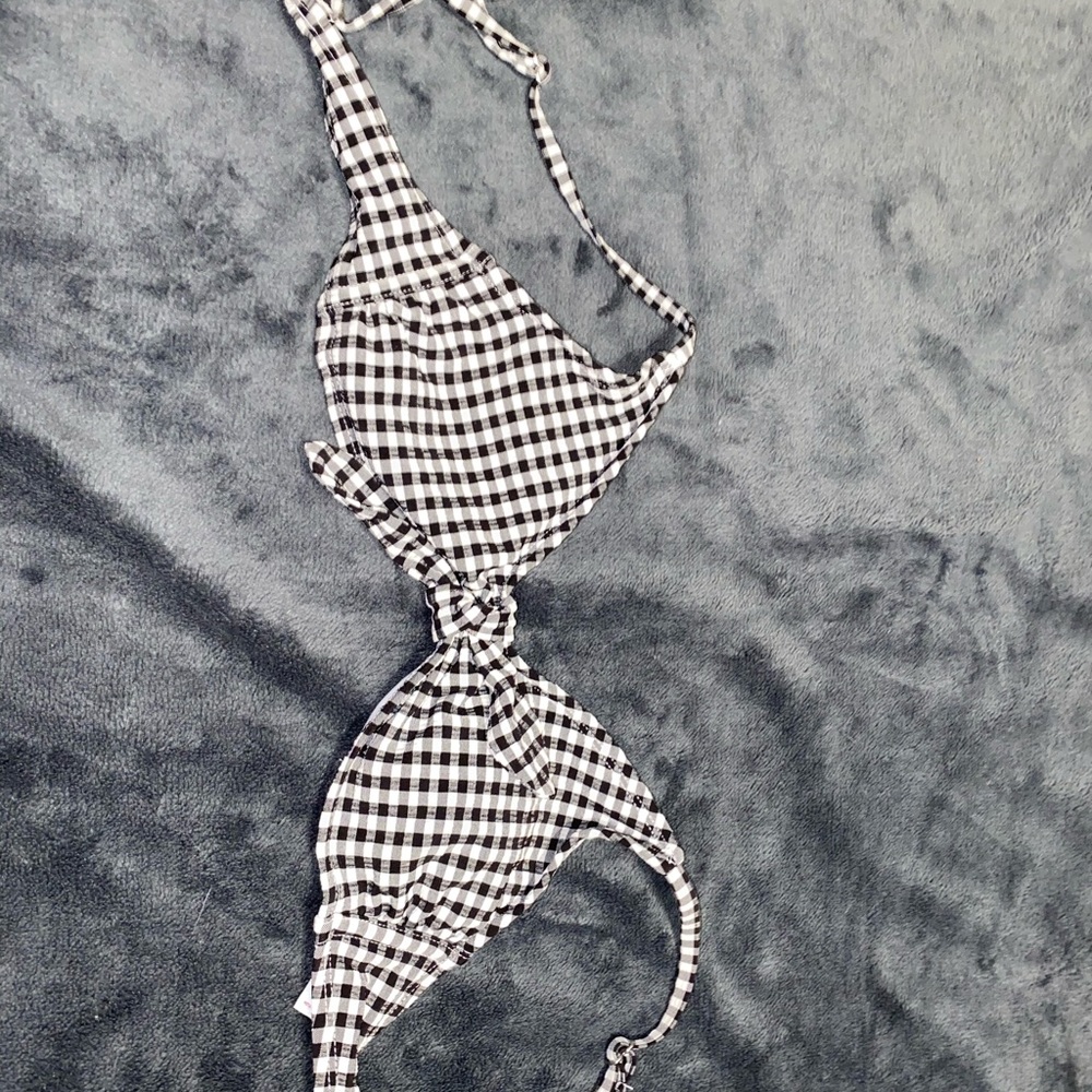 Checkered Bikini Top